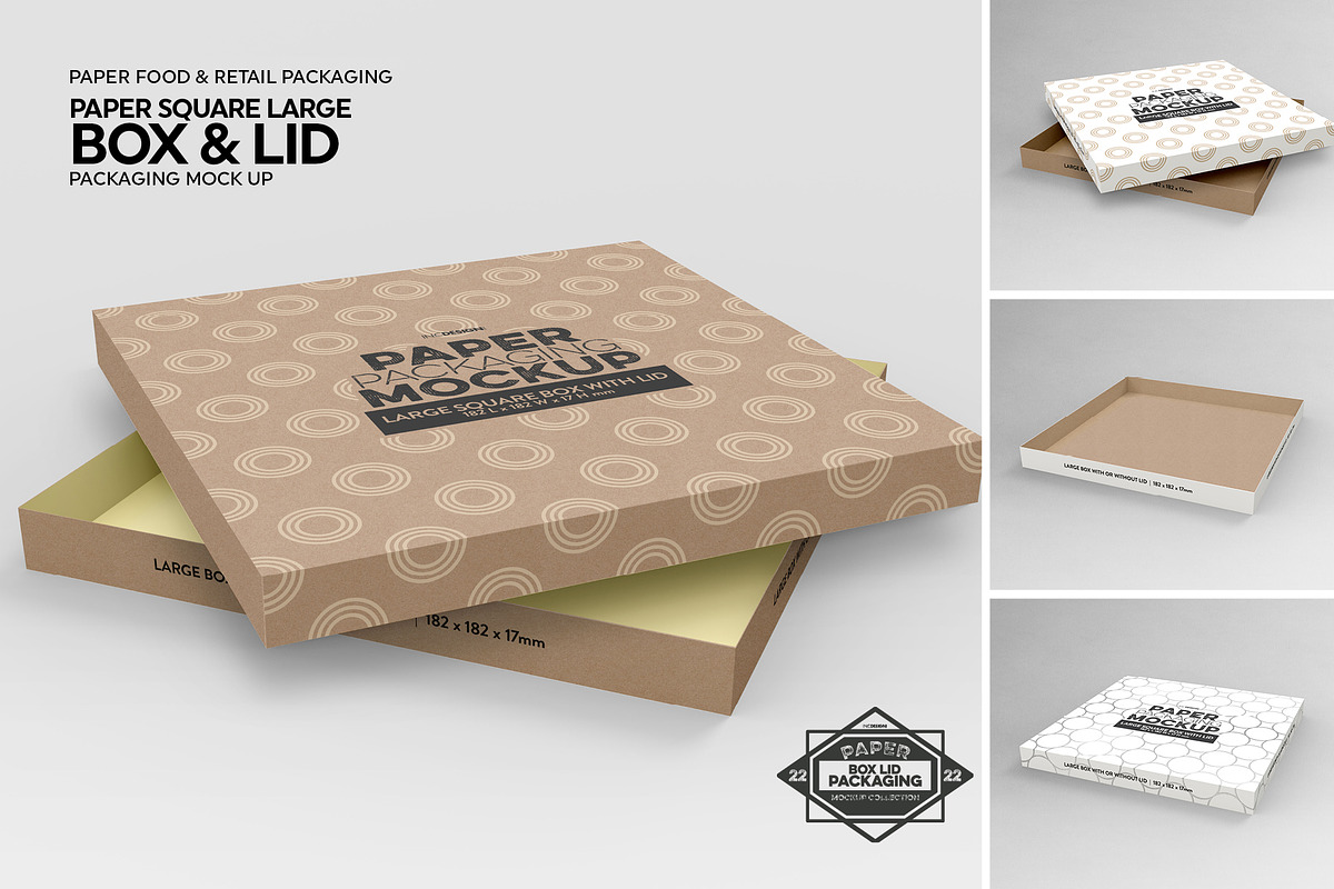 VOL. 22 Paper Box Packaging Mockups, a Cups & Container Mockup by INCDesign (Photo 10 of 14)