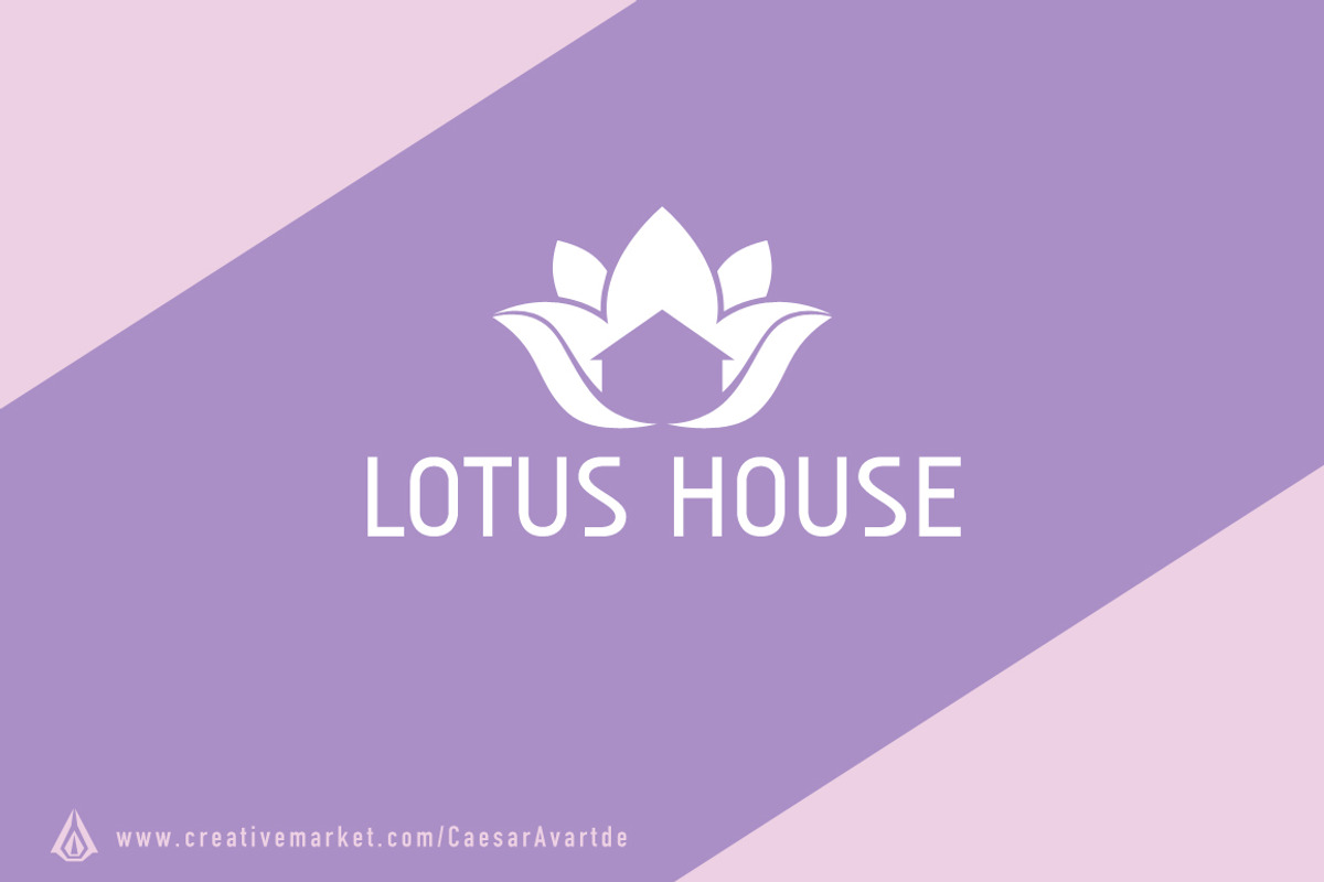 Lotus House Logo Template, a Branding & Logo Template by Avartde Creative (Photo 1 of 2)