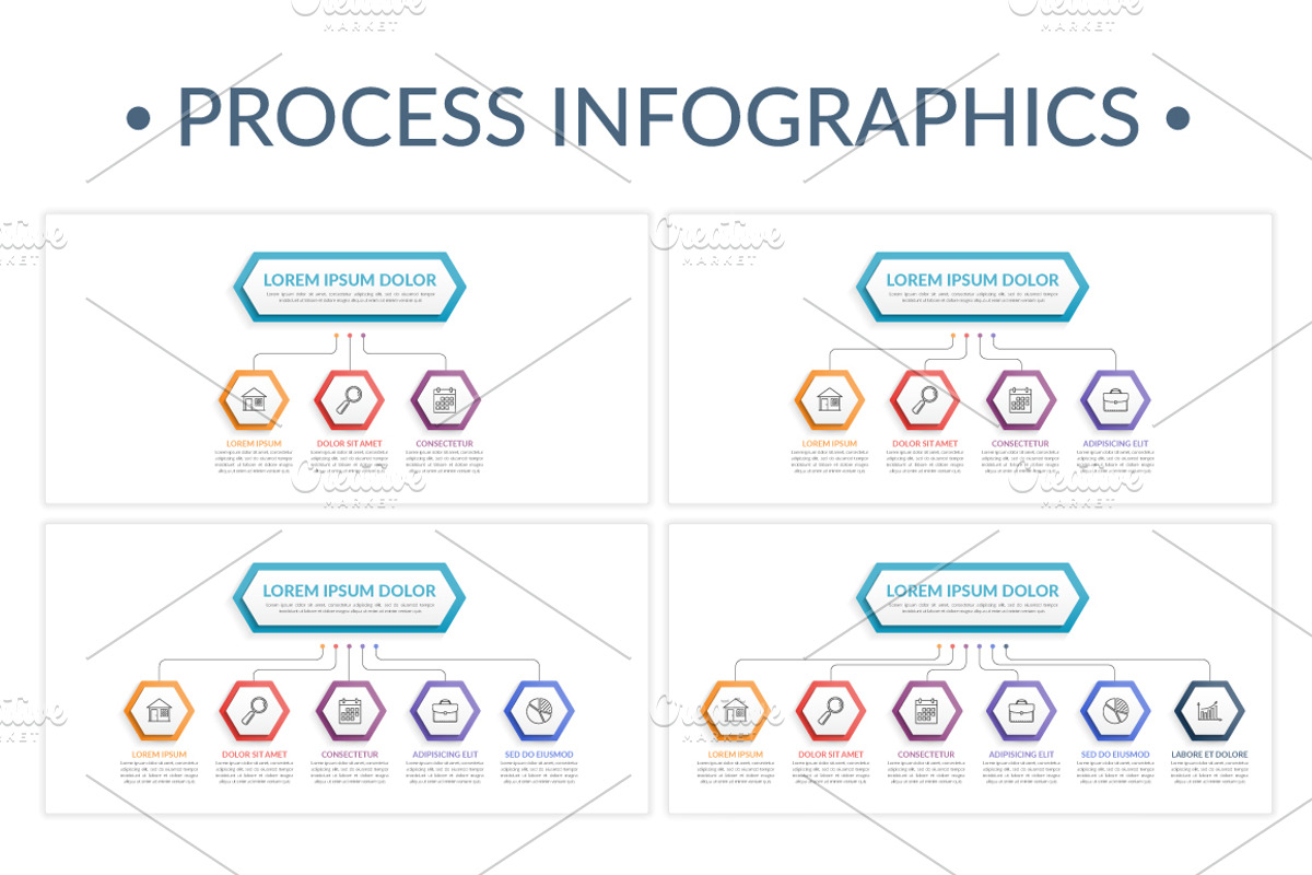 Process Infographics, a Graphic by PixMarket