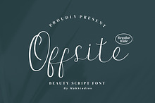 Offsite Script Fonts