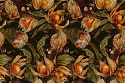 Autumn Whiskers Seamless Pattern, a Pattern Graphic by MouseGrey (Thumbnail 4 of 4)