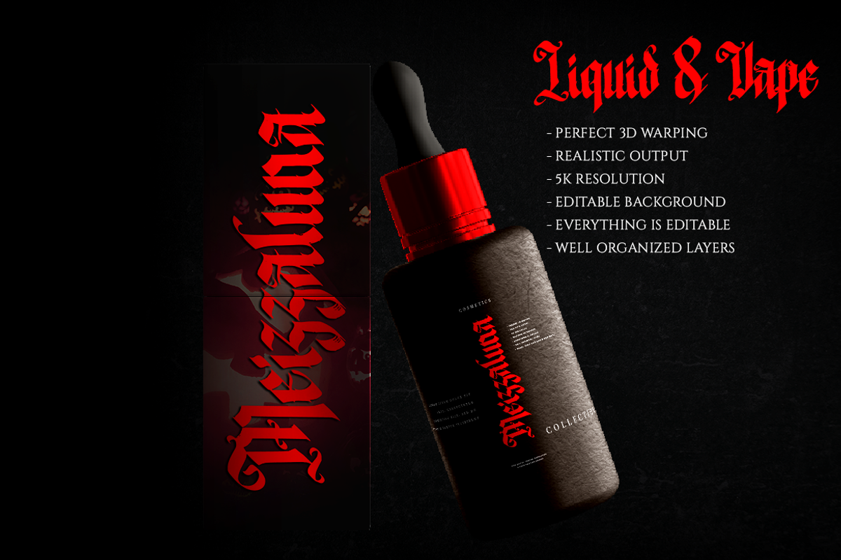 Kalimasada - Blackletter Type Font, a Blackletter Font by Meizzaluna Design (Photo 3 of 10)