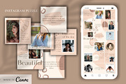 Jeanne Instagram Puzzle CANVA, a Social Media Template by bonadigitals (Thumbnail 2 of 5)