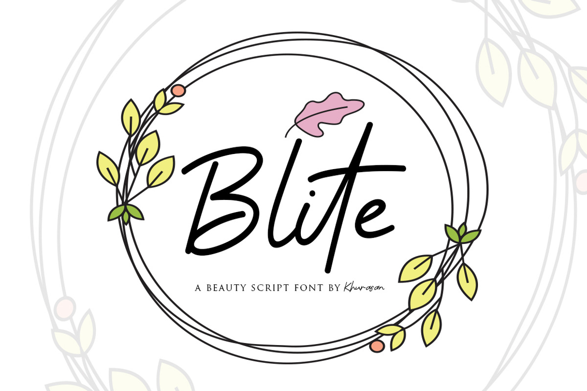 Blite Script + Vector