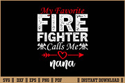 My Favorite Firefighter Call Me Nana, an Illustration by Handy Arts Studio (Thumbnail 1 of 3)