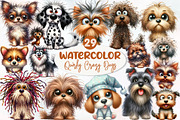 Quirky Crazy Dogs Sublimation Clipar, an Animal Illustration by Designworld (Thumbnail 1 of 6)