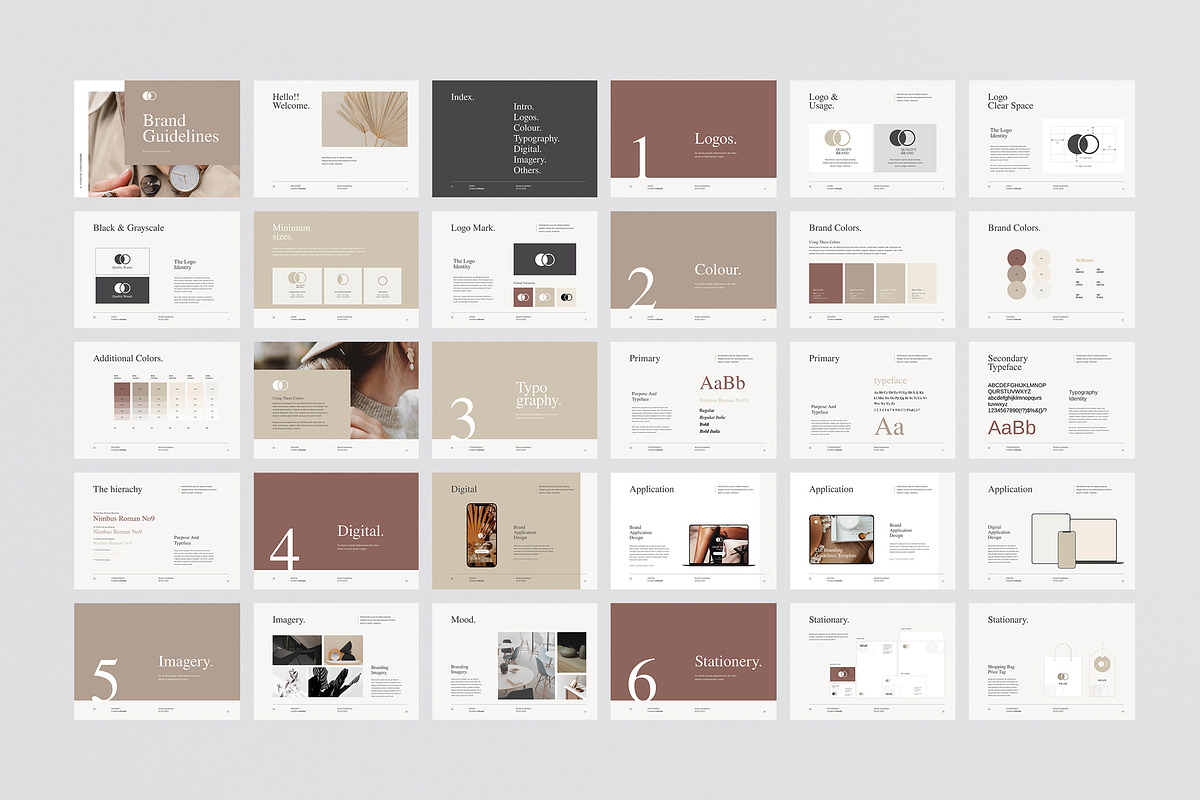 Brand Guidelines, a Brochure Template by creathrivestudio (Photo 18 of 19)