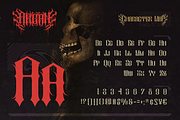 Argan, a Blackletter Font by Burntilldead (Thumbnail 6 of 13)