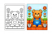 Adorable Cozy Bear Cute & Comfy, an Animal Illustration by Ink Gallery (Thumbnail 4 of 9)
