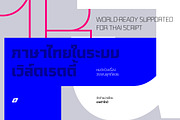 Malte Thai, a Sans Serif Font by Deltatype (Thumbnail 6 of 7)