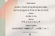 Late Eighties Font & Florals, a Serif Font by Creativeqube Design (Thumbnail 9 of 10)