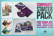 Corporate Starter Pack Psd Template, a Stationery Template by SCworkspace (Thumbnail 1 of 5)
