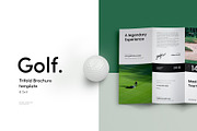 Golf Tournament Trifold Brochure, a Brochure Template by IdealUI (Thumbnail 2 of 4)
