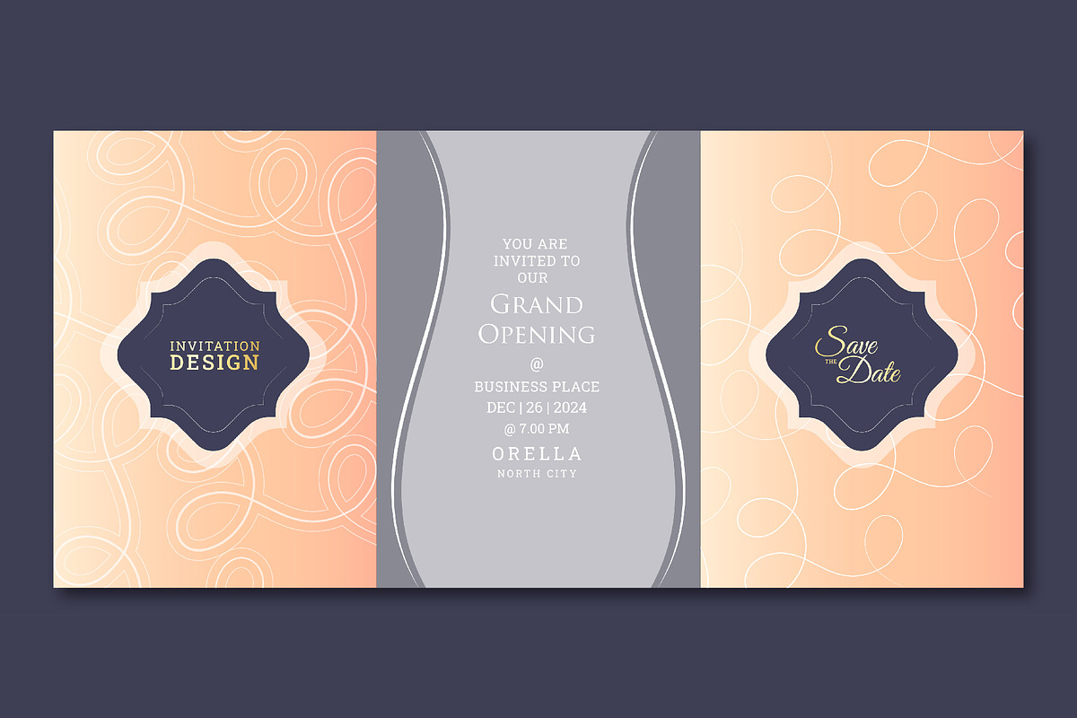 175+ Abstract Vector Invitations, an Invitation Template by M6 Gallery (Photo 64 of 126)