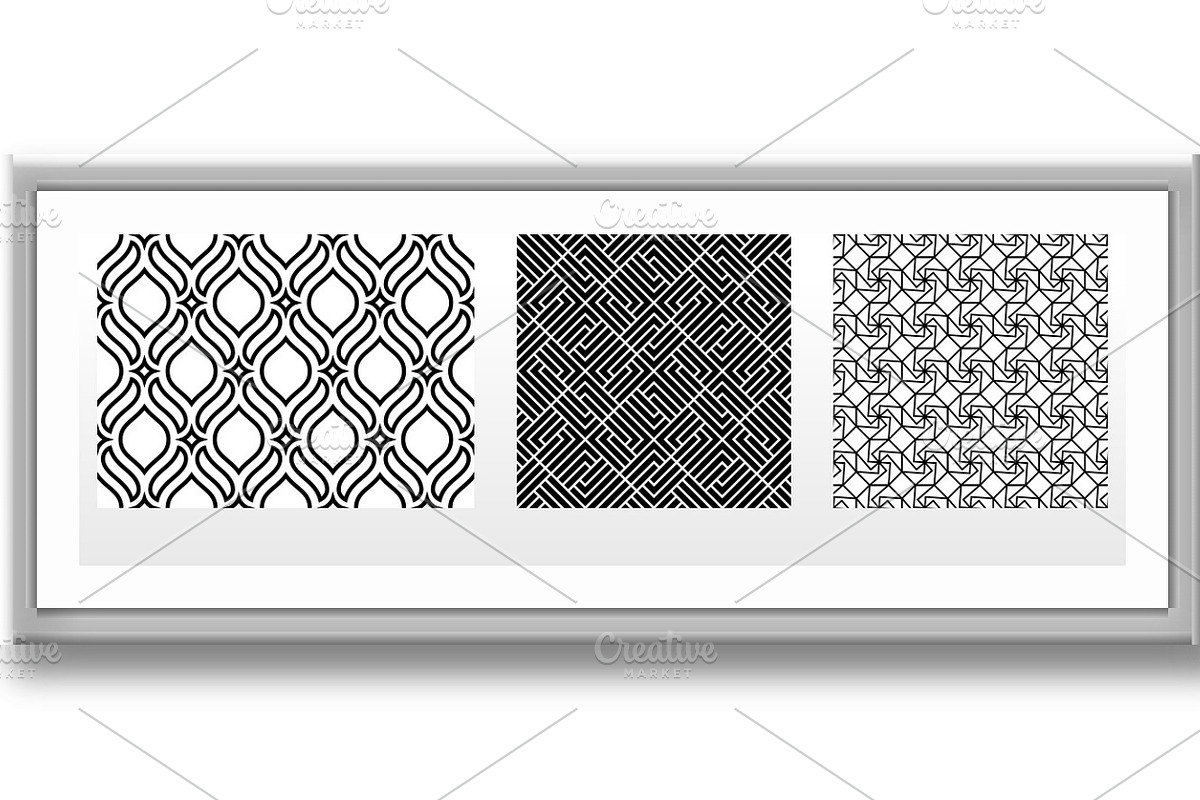 Geometric set of patterns, a Pattern Graphic by RODINA (Photo 3 of 3)