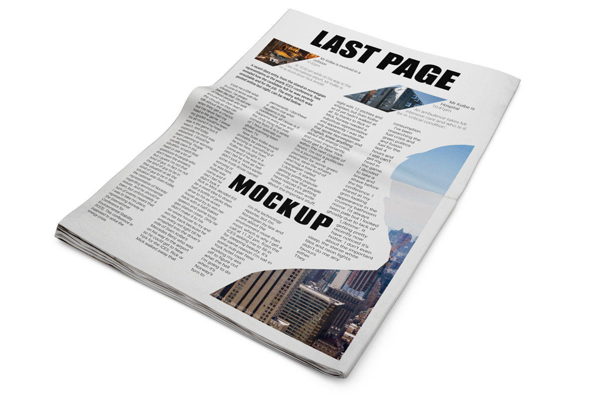 Newspaper Mockup, an Advertising Mockup by PixelMockup (Photo 13 of 17)