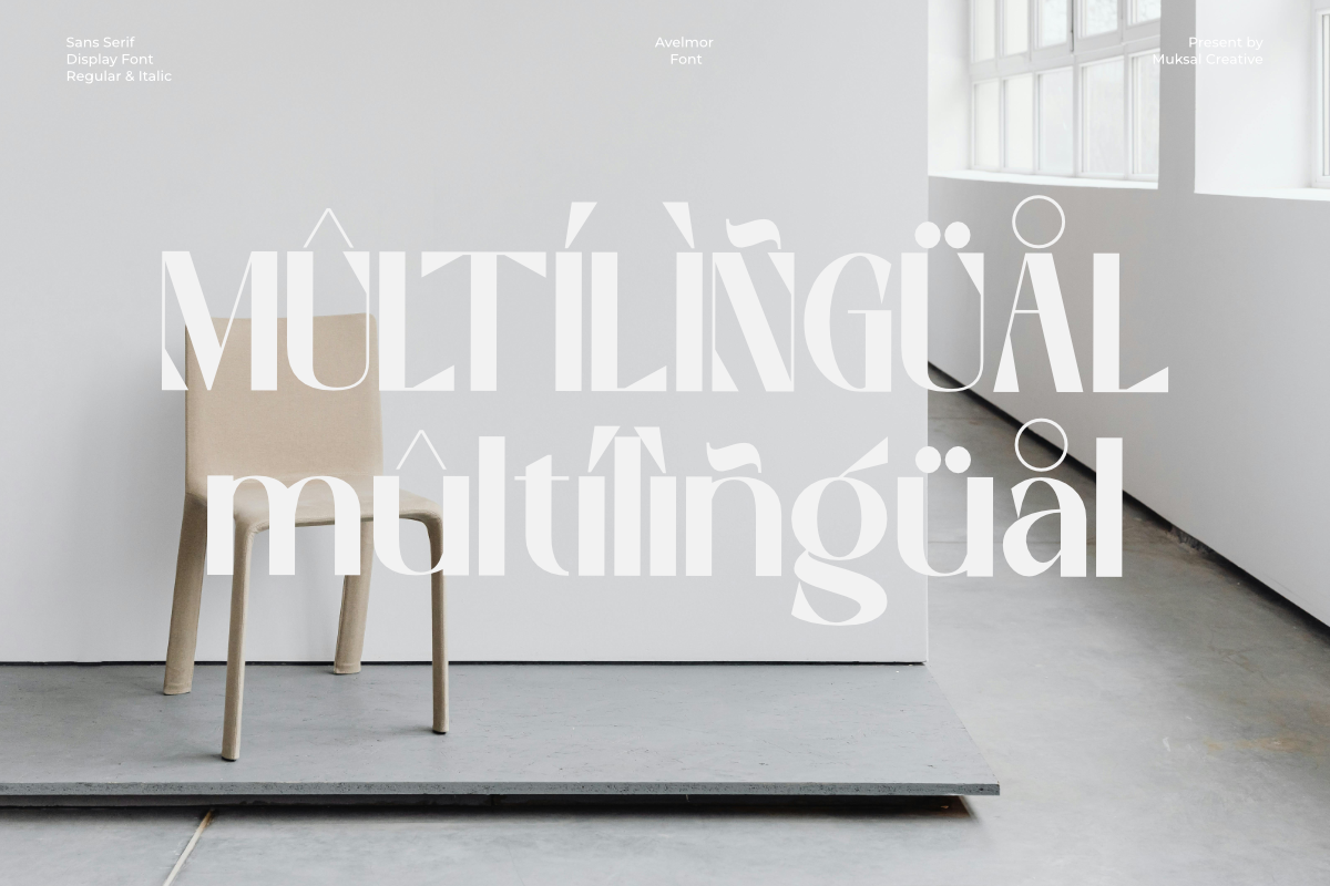 Avelmor Hybrid Sans-Serif Typefce, a Sans Serif Font by Muksal Creative (Photo 10 of 10)