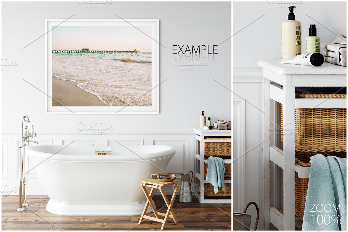 Frames&Walls Coastal Mockups Bundle, a Household Mockup by Yuri-U (Photo 18 of 30)