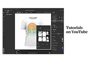 Men's T-shirt Mockup - 3D Stager, a Shirt Mockup by rebrandy (Thumbnail 13 of 15)