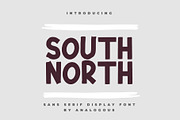 SOUTH NORTH || Display Font, a Script Font by Analogous (Thumbnail 1 of 12)