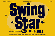 GW Swingstar, a Sans Serif Font by Goodwheel Studio (Thumbnail 1 of 13)