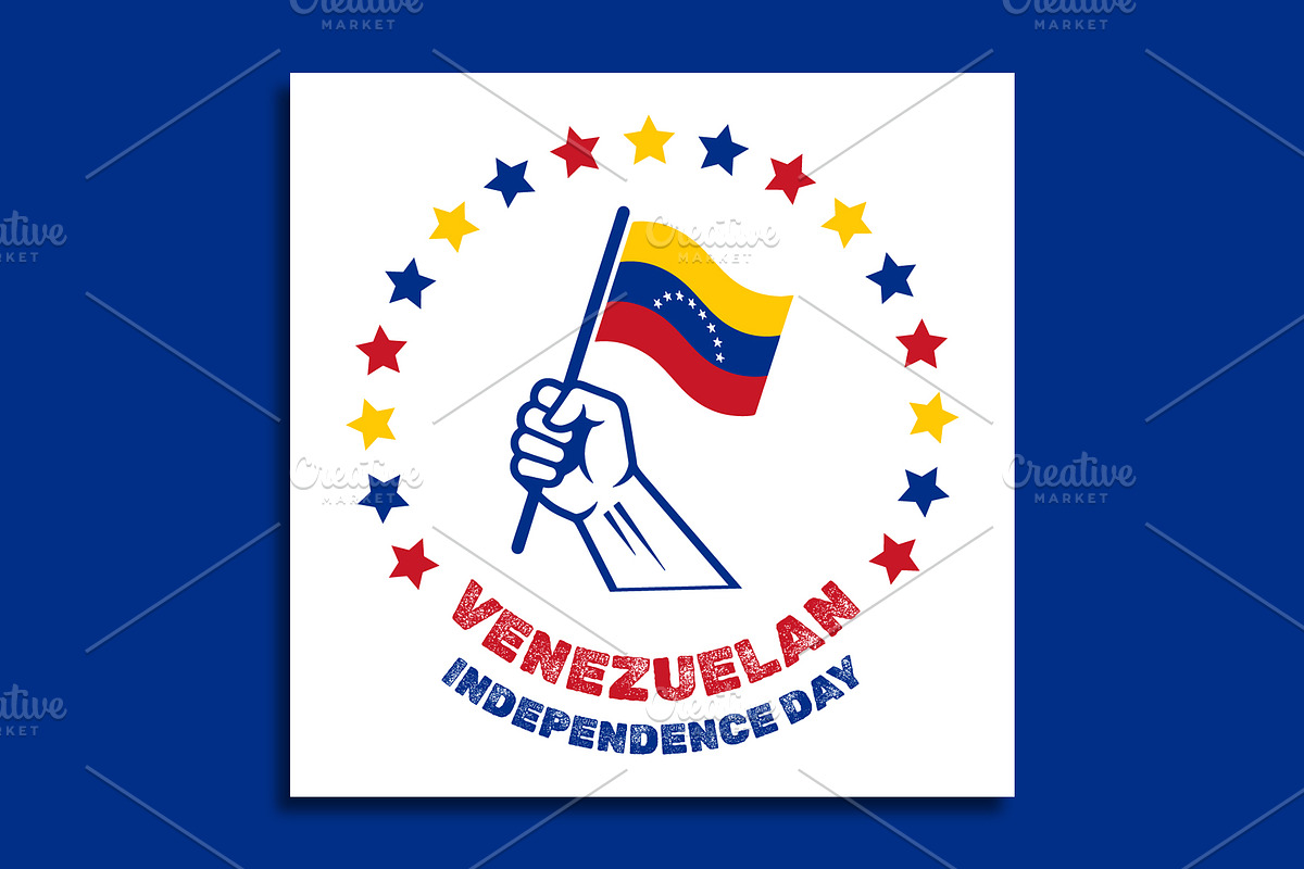 Venezuela independence day banner, an Object Illustration by nandinigraphics (Photo 1 of 3)