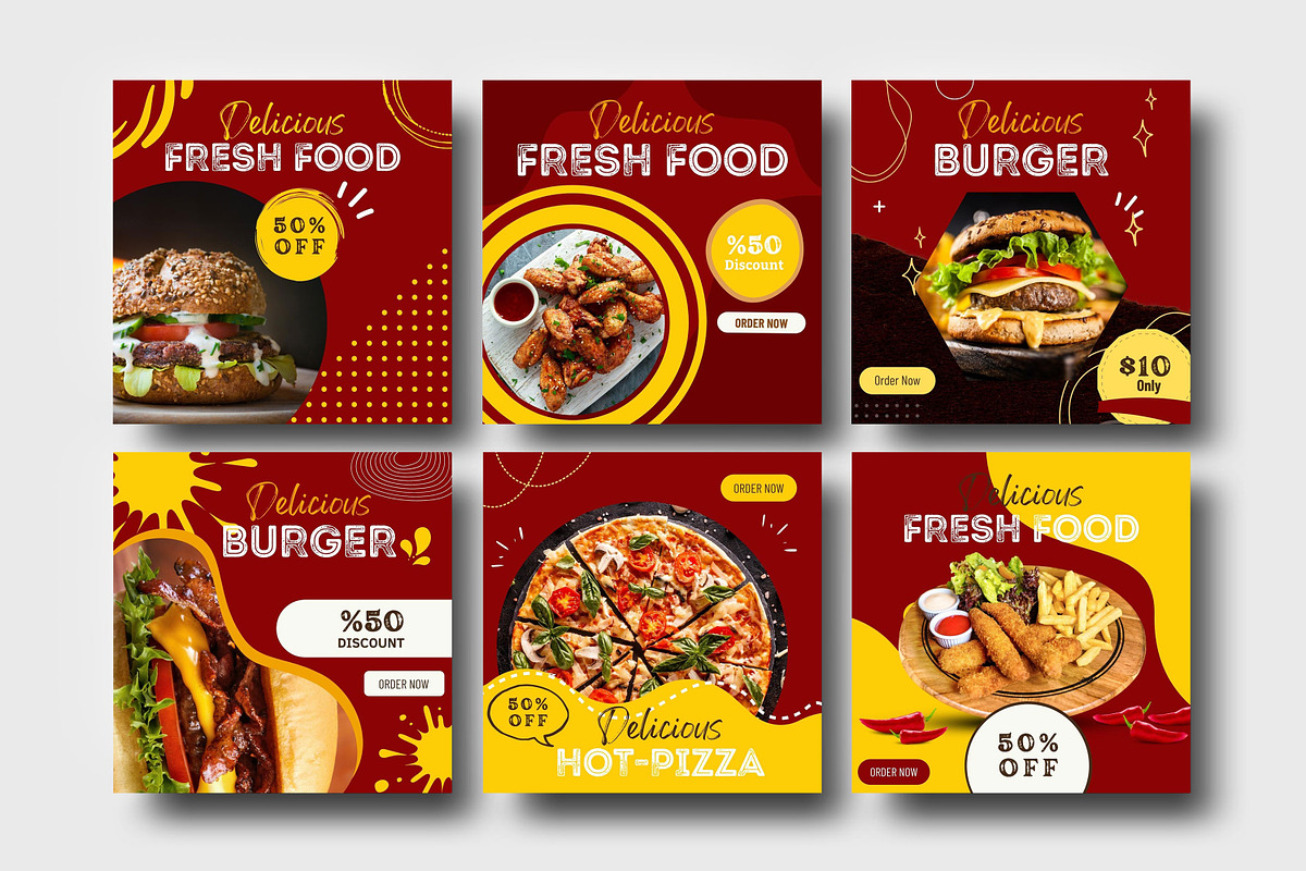 Editable Canva Restaurant Instagram, a Social Media Template by Ultimate Template Shop (Photo 4 of 4)