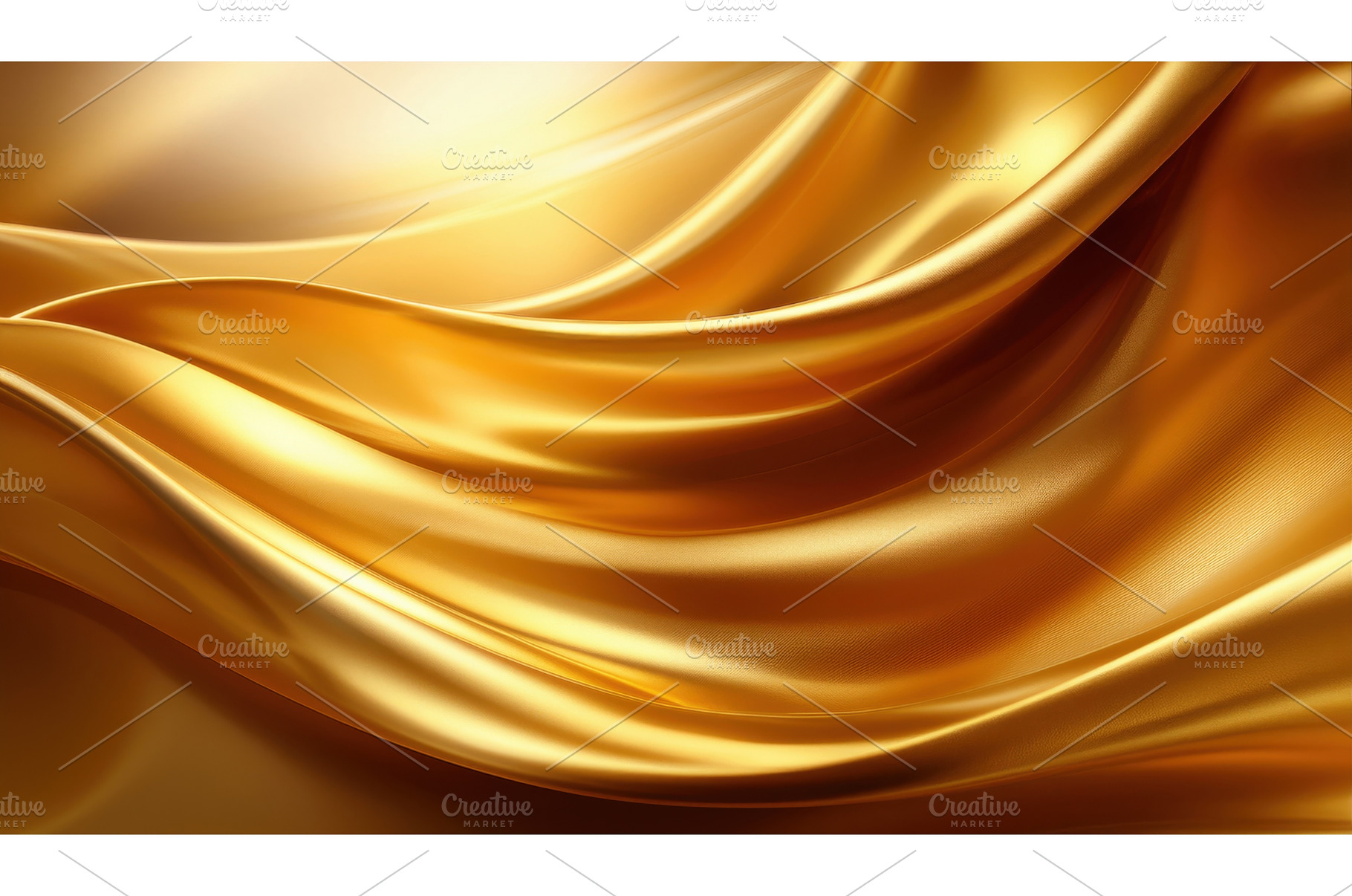 Luxurious golden silk fabric with, an Abstract Photo by Igor Tichonow