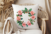 Spring Lithograph Roses Clipart, an Illustration by Pixels.Craft (Thumbnail 7 of 7)