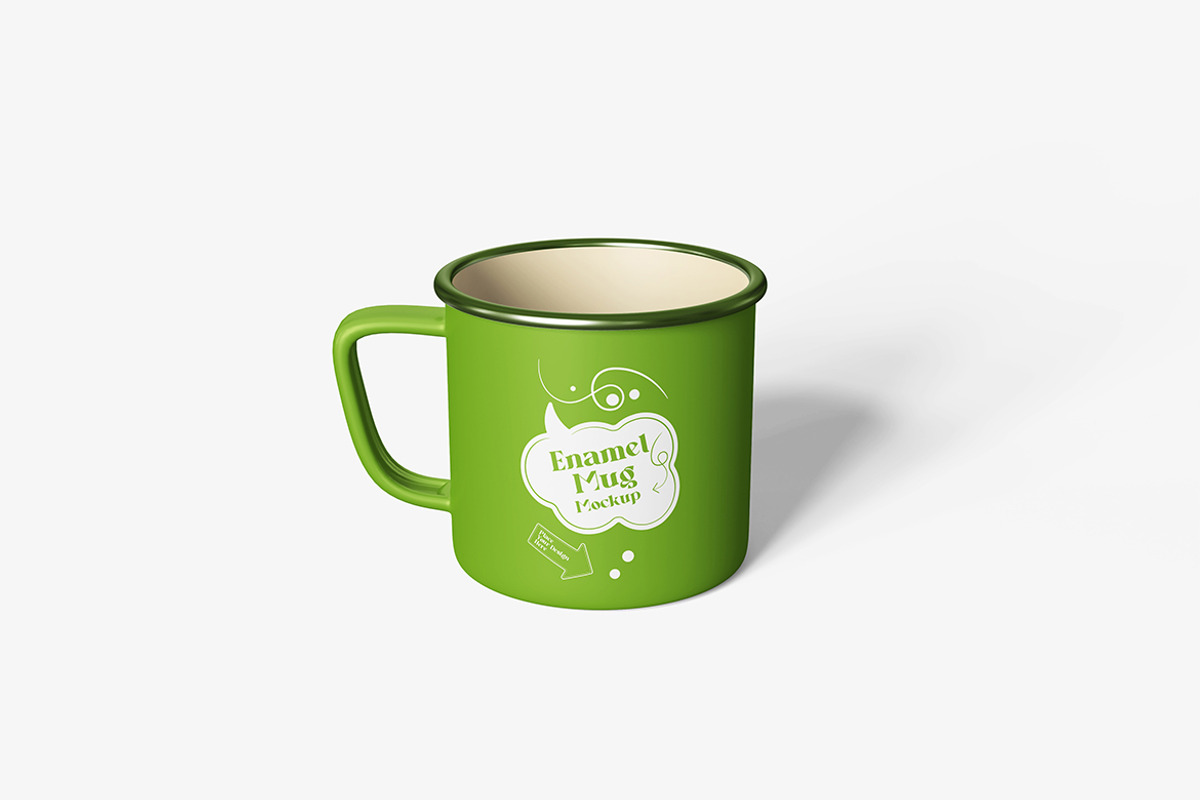 Enamel Mug Mockup, a Cups & Container Mockup by bimockup (Photo 2 of 6)