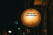 Store Front Sign with Light Mockups, a Product Mockup by Luuqas Design (Thumbnail 6 of 8)