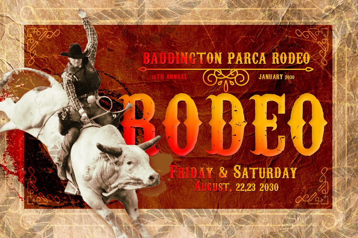 Coddiwomple Old Western Font preview 3