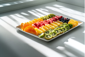 Fresh Fruit Platter with Sliced, a Food & Drink Photo by Rodica Ciorba