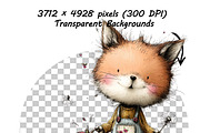 Valentine Farm Garden Animal Clipart, a Graphic by one-touch (Thumbnail 9 of 18)