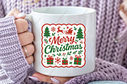 Merry Christmas Coquette PNG, an Illustration by CraftArtStudio (Thumbnail 3 of 4)