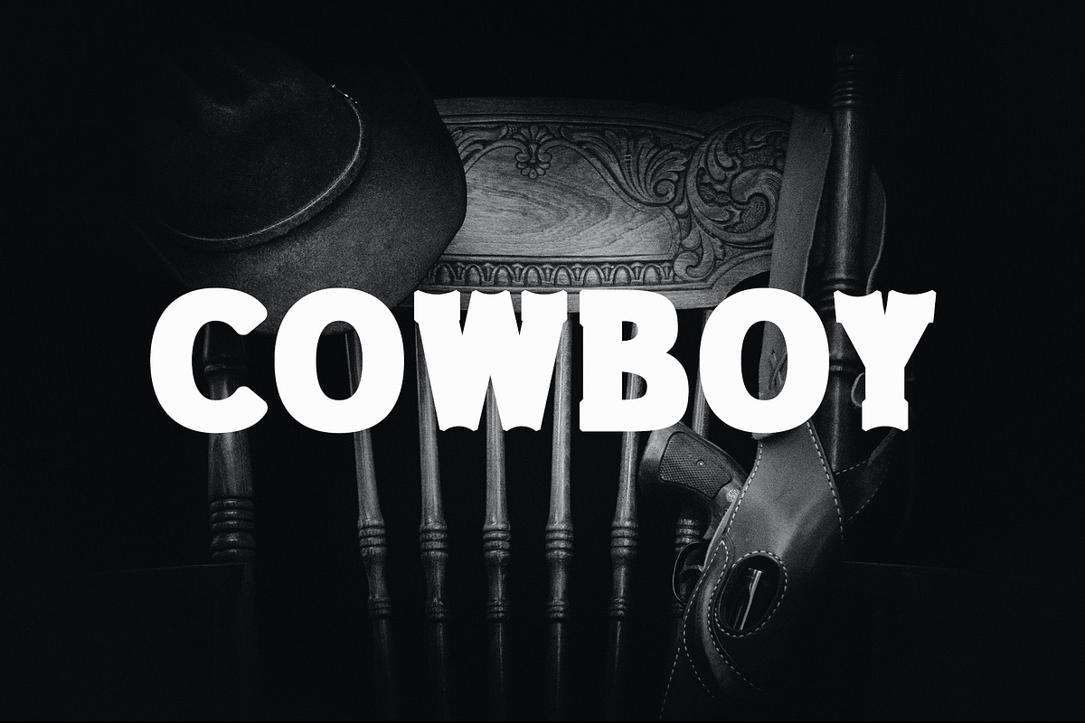 Old West - Western Font, a Slab Serif Font by vladocar (Photo 2 of 10)
