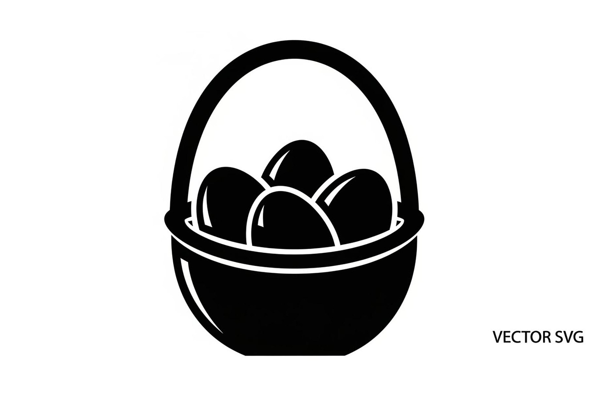 50 Easter Egg Bunny Silhouette, an Illustration by jahid234 (Photo 27 of 51)