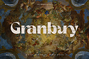 Granbury - Modern Bold Sans, a Sans Serif Font by Cruzine (Thumbnail 1 of 8)