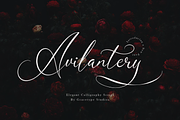 Avilantery Elegant Calligraphy, a Script Font by gracetype_studio (Thumbnail 1 of 12)