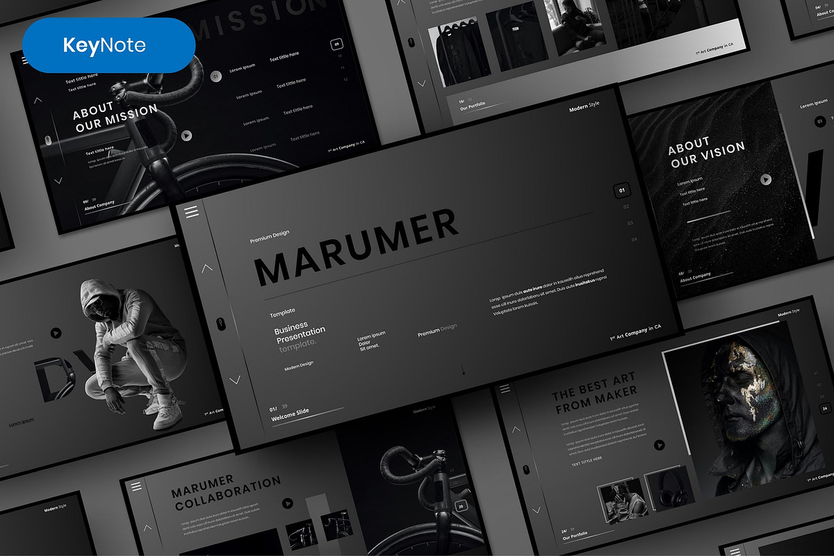 Marumer - Business Keynote, a Presentation Template by Dens Creative Studio (Photo 1 of 6)