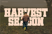 Harvest Varsity - Slab Serif Font, a Slab Serif Font by Pian45 Studio (Thumbnail 4 of 8)