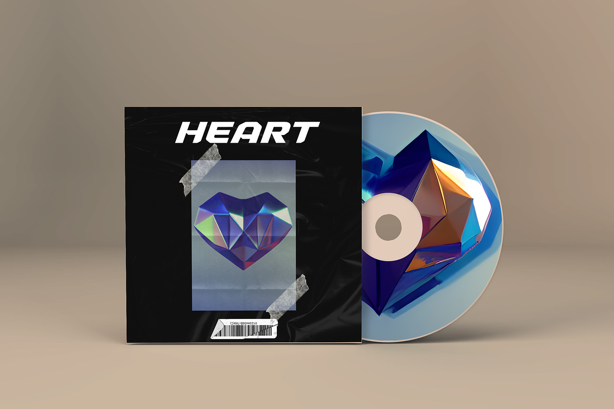3D Love Shapes | Iridescent Heart, an Object Graphic by AN Productions (Photo 4 of 8)