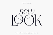 Type Ultimate - serif logo font, a Serif Font by VP Fonts (Thumbnail 4 of 24)