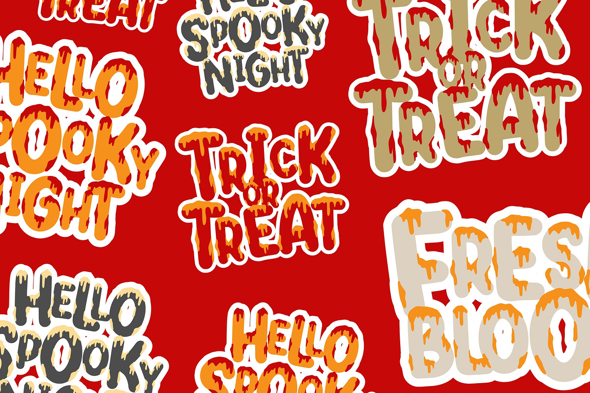 Freshty Blood - Layered Droplet, a Font by Good Java Studio (Photo 8 of 8)