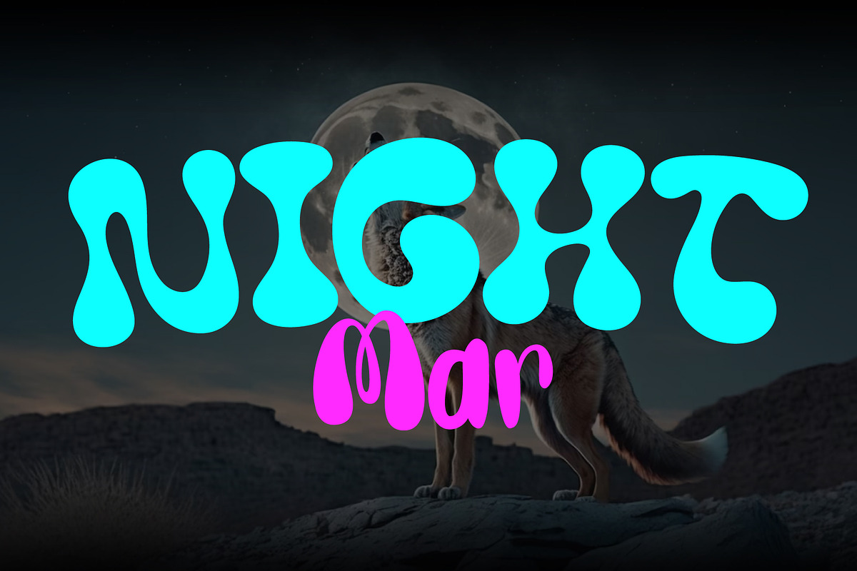 Wolves Howling Font, a Handwritten Font by KengGraphic (Photo 4 of 13)