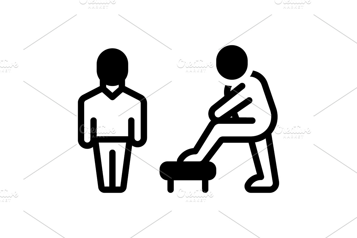Attitude behaviorism solid icon, a Solid Icon by Creative priyanka