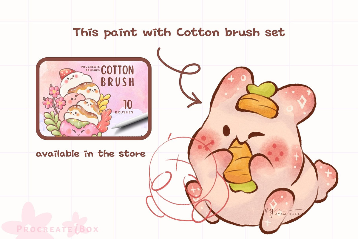 Animal Body Base Procreate Stamps, a Brush Add-On by ProcreateiBox (Photo 5 of 5)