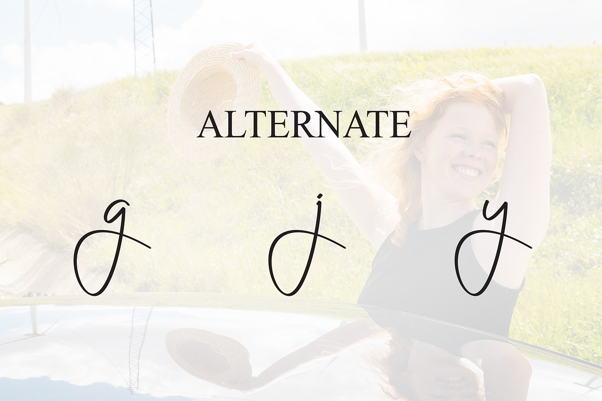 Delightful | Script Font, a Handwritten Font by Scratchones (Photo 8 of 9)