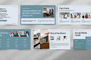 Dusty Blue Business Pitch Deck, a Presentation Template by Pani Temp. (Thumbnail 5 of 11)