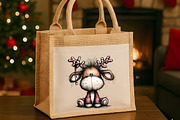 Whimsical Christmas reindeer Clipart, an Illustration by Designworld (Thumbnail 5 of 6)